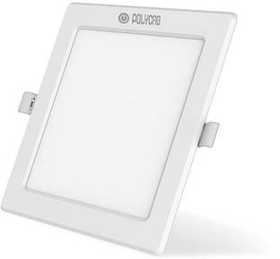 Polycab Scintillate Eco Backlit LED Slim Square Panel Ceiling Light Ceiling Lamp