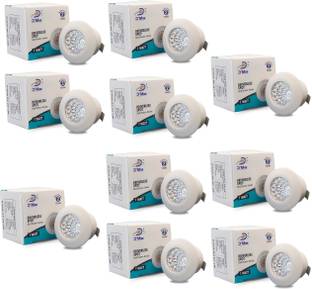 D'Mak Watt LED COB/Spot Light/Button Light {Blue} Round Driver Included Recessed Ceiling Lamp
