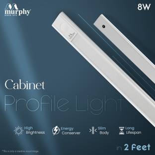 MURPHY 2 Feet LED Under Cabinet Lighting, 8W Profile Light : Warm White, Pack of 1 Spot Light Ceiling Lamp