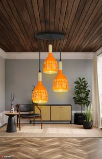 CARSTEN CARS-BLACK SMILY ROUND THAALI Chandelier Ceiling Lamp