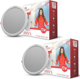 MURPHY LED 12W TRIMLESS Round (Cool White, Pack of 2) Recessed Ceiling Lamp