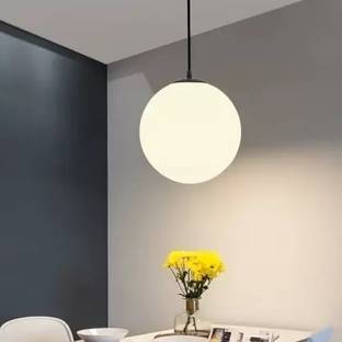 Areezo Black Color Hanging Light for Bedroom, Living Room (Bulbnot Included)(Pack of 1) Pendants Ceiling Lamp