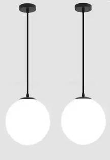 Areezo AREEZO HANGING PENDENT DOOM LIGHT BLACK COLOUR (BULB NOT INCL.)(PACK OF 2) Pendants Ceiling Lamp