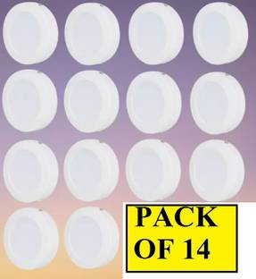 Brightstar LED 15Watt CBL Round Surface Down Light White Pack of 14 Recessed Ceiling Light Ceiling Lamp