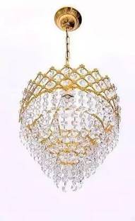 Baslash Beautiful Imported Crystal Chandelier Jhoomer Ceiling Hanging Lamp Chandelier Ceiling Lamp