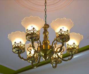 Prop It Up PORTUGUESE STYLE HANGING/PENDANT CEILING MOUNTED CHANDELIER WITH ANTIQUE FINISH Chandelier Ceiling Lamp