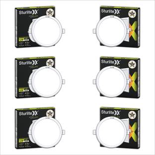 Sturlite Dex 12W Round LED Downlight - (Pack of 6) Ceiling Light Ceiling Lamp
