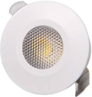 PHILIPS Astra Spot 2-watt LED Spotlight for Display Cutout:35mm Cool Day Light,Pack of 3 Ceiling Light Ceiling Lamp
