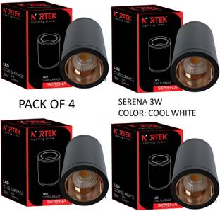 Nortek Serena 3W Cylindrical Cob Led Light Black Body Rose Gold Reflector Cool White Surface Ceiling Light Ceiling Lamp