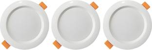 MVL 10-Watt LED Ceiling Conceal Panel Down Light White Round Pack of 3 Ceiling Light Ceiling Lamp