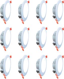 MVL MVL Maxa 10-Watts Round Led Panel Conceal Down Pack of 12 Ceiling Light Ceiling Lamp