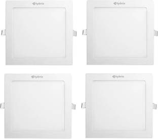 Hybrix LED Slim Square Ceiling Panel Light (12 Watt) Down Light, Cool White Light Color Recessed Ceiling Lamp