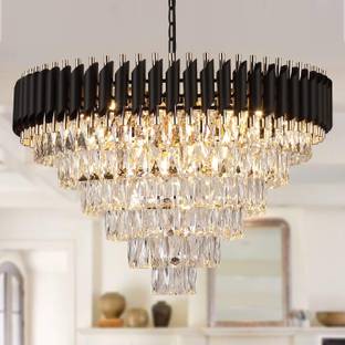 Adwait crystal polish metal 600m hanging pendant jhoomer Chandelier Ceiling Lamp