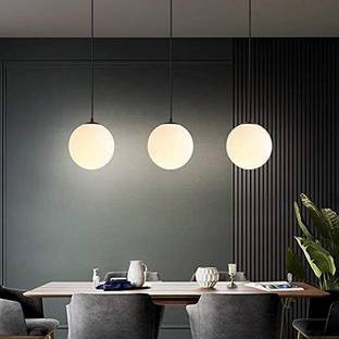 Kiyaan 3 Lights Round Cluster Chandelier Black Diamond Hanging Pendant Chandelier Ceiling Lamp