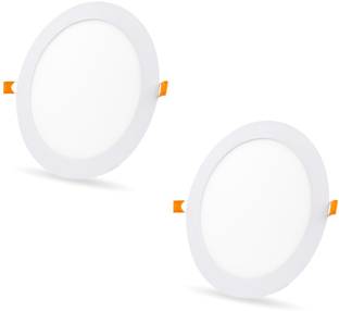 D'Mak 6w round super brite pack of 02 Led Lights Ceiling Light Ceiling Lamp