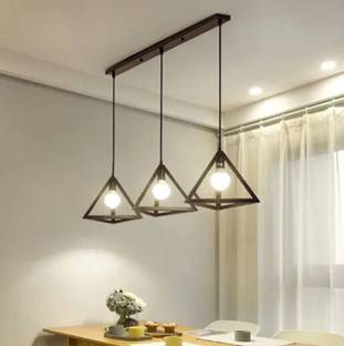 Brightlyt Triangle 6'' Linear Cluster Chandelier Hanging Pendant, Urban Retro, Nordic Style. Pendant Lamp Ceiling Lamp