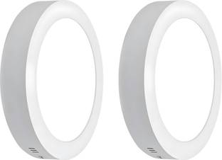 MVL 12 Watt Decorative LED Round Surface Panel Light Pack Of 2 Ceiling Light Ceiling Lamp