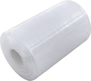 SAMPIN BRIGHT/LESS adhesive Stretching Film Small Wrapping Roll 100 mm / 4 inch | Grafting Tape | Luggage Packing Wrapping Film | Packing Roll | transparent | Shrink Wrap (Manual)