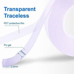 GaxQuly Double Sided Waterproof Reusable Tape Dispenser Double Sided (Manual)