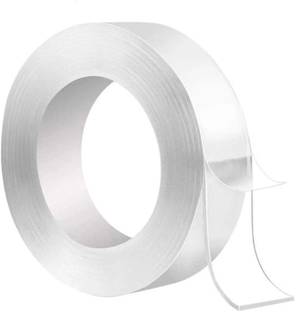 BEFLIX Heavy Duty Transparent Removable Mounting Double Tape Washable Reusable Handheld Nano Tape Heavy Duty - Multipurpose Removable Traceless Tape (Manual)