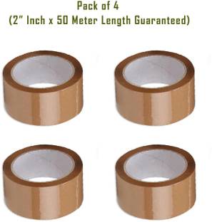 Boxer Brown Self Adhesive Tape (Pack of 4) 48mm x 50 Meter Length Guaranteed Self Adhesive Tape (Manual)