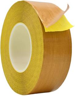 Alerica Single sided Tape Adhesive Teflon Tape Roll (1 inch X 10 m) Handheld Heat sealing tape (Manual)
