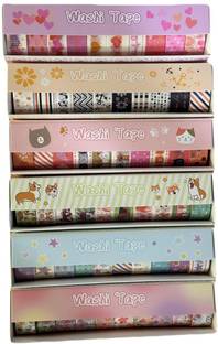 CRAFTY CUDDLE Washi Tape/ Scrapbooking Tape for DIY Art & Craft and Gift Wrapping / Decorative tape (Manual)
