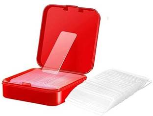 Vuvea Self Adhesive Double Sided Tape Sticker 60 Pcs Transparent Manual Tape Sticker (Manual)