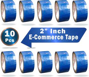 Boxer Ecommerce Printed Tape 10 Pcs Strong Packaging Tape Adhesive Tape (2" Inch x 65 Meters ) (Manual)