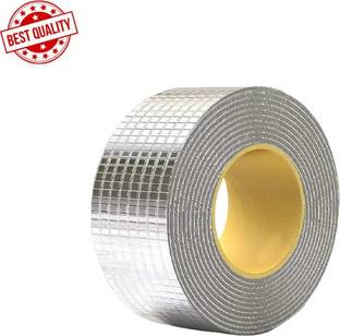 vakratunda Waterproof Aluminium Rubber Tape for Leakage Repair, Hot & Cold Temperature Industrial Strong Adhesive Gum,perfect for Sealing, Crack, Metal & Pipe Repair aluminium tape (Manual)