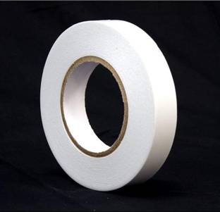 Jacklabels Double Sided Tissue Tape for Art & Craft 12mm X 50 Meter With Strong Gumming Self Adhesive Tissue tape ( Pack Of 1 ) (Manual)