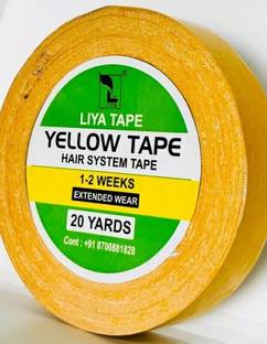 liya YELLOW TAPE | DOUBLE SIDED TAPE | COTTON BASED TAPE | HAIR WIG TAPE | HAIR PATCH TAPE | ULTRA THIN TAPE | SUPER STRONG TAPE | cello Adhesive