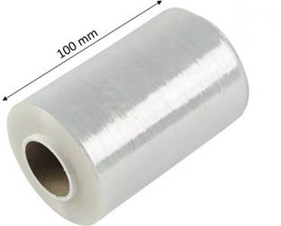 SAMPIN Stretching Wrap Roll 100 mm / 4 inch | Grafting Tape | Luggage Packing Wrapping Film | Shrink Wrap (Manual)