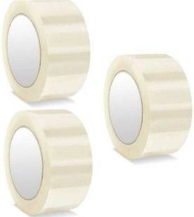kwick BOPP Tape Handheld Cello Tape, Self adhesive 2 inch Width X 65m Length (Pack of 3) (Manual)