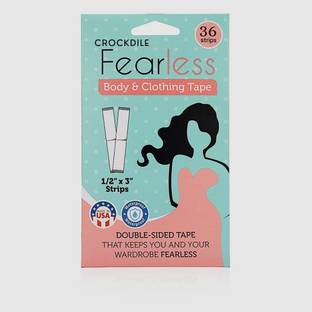 crockdile Invisible Clothing Tape - No Visible Straps or Sagging All Day Strength Invisible Dress Tape for women | Gentle to stick | Fashion tape (Manual)