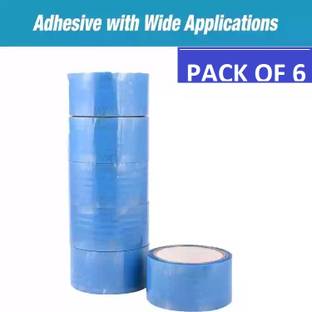 VOIISH Box Packing Tape Pack Stuff Multipurpose 65 meter 2inch 48 mm Packaging tape (Pack of 6) (Manual)