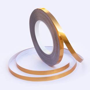 SAJAG Tiles Gold Foil Lines Normal Tape Roll (Manual)