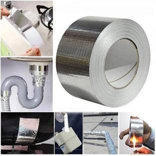 MAITRI ENTERPRISE Waterproof Tape for Pipe Leakage Roof Water Leakage Aluminium Foil Tape M41 5 m Butyl Tape