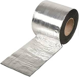 vakratunda Waterproof Aluminium Rubber Tape for Leakage Repair, Hot & Cold Temperature Aluminium Foil Tape, Perfect for Sealing, Leakage, Crack, Metal & Pipe etc aluminium tape (Manual)