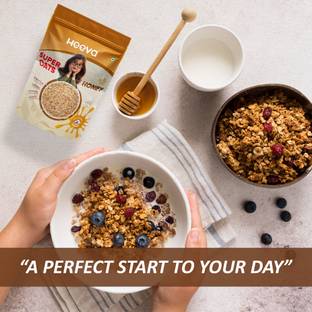Heeva Super Oats Honey High-Fiber Rolled Oats with Natural Honey Pouch