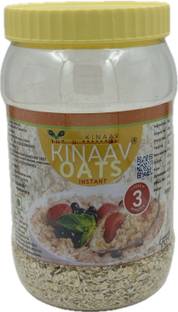 KINAAV Instant Oats, Healthy Breakfast Cereal | High Fiber & Protein - Jar