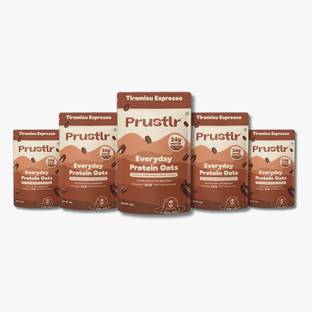 prustlr Tiramisu Espresso Oat, 24g Protein | Gluten-Free | Guilt-Free | Vegan Friendly | Pouch