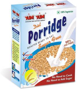 YUM YUM by YUM YUM High Fiber Instant Roasted Porridge Sugar Free with Proteins & Vitamins – 400gm (Pack of 1) Box