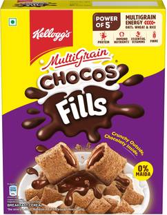 Kellogg's Chocos Fills Double Chocolaty, 0% Maida, Oats, Wheat & Rice, Multigrain Snack Box