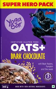 Yogabar Dark Chocolate Oats, Marvel Edition, Weight Loss Breakfast, High Protein Box