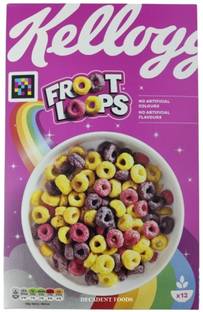 Decadent Foods Kellogg Froot Loops Multigrain Breakfast Cereal Box