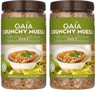 GAIA Muesli Diet Sugar Free (Pack of 2) Plastic Bottle