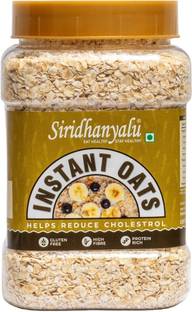 siridhanyalu by Siridhanyalu Instant Oats | High Fibre, Gluten Free,No Preservatives,Rich in Protein Jar