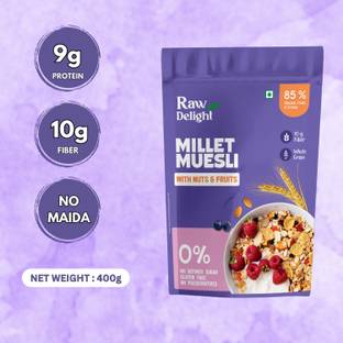 RAW DELIGHT by Raw Delight Millet Muesli with Fruits & Nut Pouch