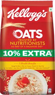 Kellogg's Rolled Oats Trusted by Nutritionists, High in Protein & Fibre, Breakfast Oats Pouch
